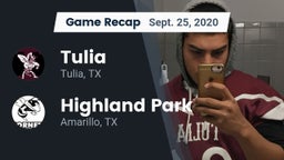 Recap: Tulia  vs. Highland Park  2020