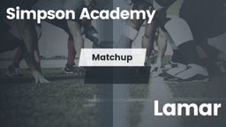 Matchup: Simpson Academy vs. Lamar  2016