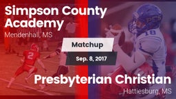 Matchup: Simpson County vs. Presbyterian Christian  2017