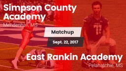 Matchup: Simpson County vs. East Rankin Academy  2017