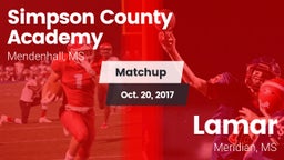 Matchup: Simpson County vs. Lamar  2017