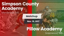 Matchup: Simpson County vs. Pillow Academy 2017