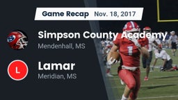 Recap: Simpson County Academy vs. Lamar  2017