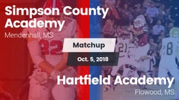 Matchup: Simpson County vs. Hartfield Academy  2018