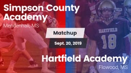 Matchup: Simpson County vs. Hartfield Academy  2019