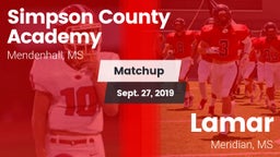 Matchup: Simpson County vs. Lamar  2019