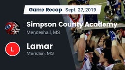 Recap: Simpson County Academy vs. Lamar  2019