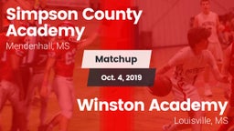 Matchup: Simpson County vs. Winston Academy  2019