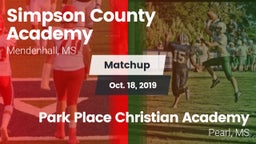 Matchup: Simpson County vs. Park Place Christian Academy  2019