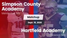 Matchup: Simpson County vs. Hartfield Academy  2020