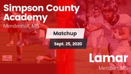 Matchup: Simpson County vs. Lamar  2020
