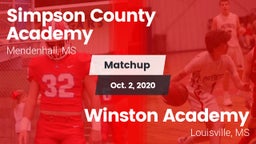 Matchup: Simpson County vs. Winston Academy  2020