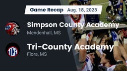 Recap: Simpson County Academy vs. Tri-County Academy  2023