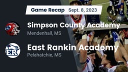 Recap: Simpson County Academy vs. East Rankin Academy  2023