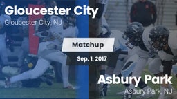 Matchup: Gloucester City vs. Asbury Park  2017