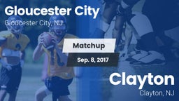 Matchup: Gloucester City vs. Clayton  2017