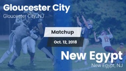 Matchup: Gloucester City vs. New Egypt  2018