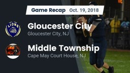 Recap: Gloucester City  vs. Middle Township  2018