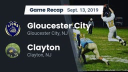 Recap: Gloucester City  vs. Clayton  2019