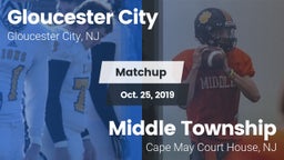 Matchup: Gloucester City vs. Middle Township  2019