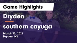 Dryden  vs southern cayuga Game Highlights - March 30, 2021