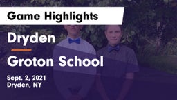 Dryden  vs Groton School  Game Highlights - Sept. 2, 2021
