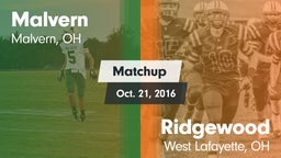 Matchup: Malvern vs. Ridgewood  2016