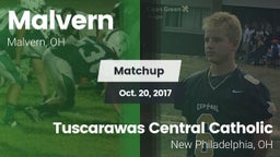 Matchup: Malvern vs. Tuscarawas Central Catholic  2017