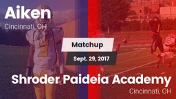 Matchup: Aiken vs. Shroder Paideia Academy  2017