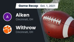 Recap: Aiken  vs. Withrow  2021