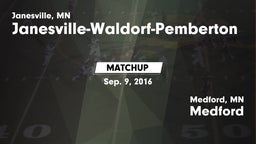 Matchup: Janesville-Waldorf-P vs. Medford  2016