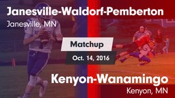 Matchup: Janesville-Waldorf-P vs. Kenyon-Wanamingo  2016