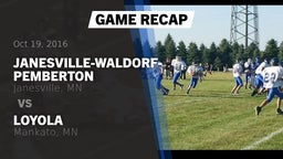 Recap: Janesville-Waldorf-Pemberton  vs. Loyola  2016