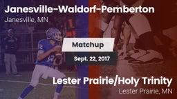 Matchup: Janesville-Waldorf-P vs. Lester Prairie/Holy Trinity  2017