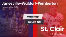 Matchup: Janesville-Waldorf-P vs. St. Clair  2017