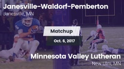 Matchup: Janesville-Waldorf-P vs. Minnesota Valley Lutheran  2017