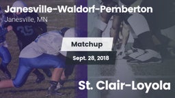 Matchup: Janesville-Waldorf-P vs. St. Clair-Loyola 2018