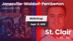 Matchup: Janesville-Waldorf-P vs. St. Clair  2019