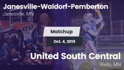 Matchup: Janesville-Waldorf-P vs. United South Central  2019