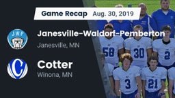 Recap: Janesville-Waldorf-Pemberton  vs. Cotter  2019