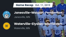 Recap: Janesville-Waldorf-Pemberton  vs. Waterville-Elysian-Morristown  2019
