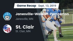 Recap: Janesville-Waldorf-Pemberton  vs. St. Clair  2019