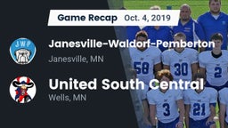 Recap: Janesville-Waldorf-Pemberton  vs. United South Central  2019