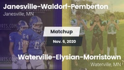 Matchup: Janesville-Waldorf-P vs. Waterville-Elysian-Morristown  2020