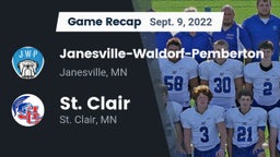 Recap: Janesville-Waldorf-Pemberton  vs. St. Clair  2022