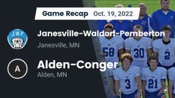 Recap: Janesville-Waldorf-Pemberton  vs. Alden-Conger  2022