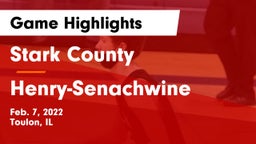 Stark County  vs Henry-Senachwine  Game Highlights - Feb. 7, 2022
