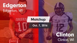 Matchup: Edgerton vs. Clinton  2016