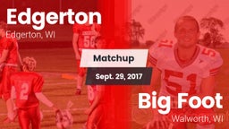 Matchup: Edgerton vs. Big Foot  2017