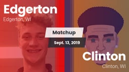 Matchup: Edgerton vs. Clinton  2019
